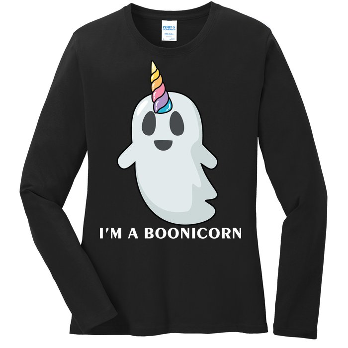 I'm A Boonicorn Funny Ghost Ladies Long Sleeve Shirt