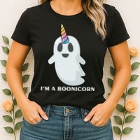 I'm A Boonicorn Funny Ghost Womens T-Shirt