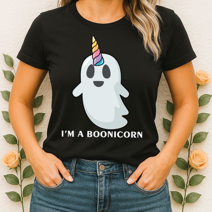 I'm A Boonicorn Funny Ghost Womens T-Shirt