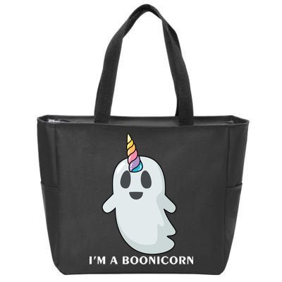 I'm A Boonicorn Funny Ghost Zip Tote Bag