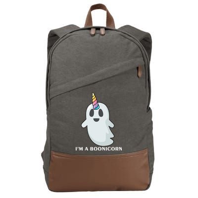 I'm A Boonicorn Funny Ghost Cotton Canvas Backpack