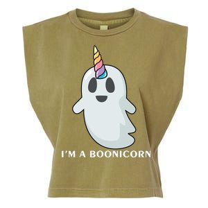 I'm A Boonicorn Funny Ghost Garment-Dyed Women's Muscle Tee