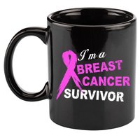 I'm A Breast Cancer Survivor 11oz C Handle Ceramic Mug