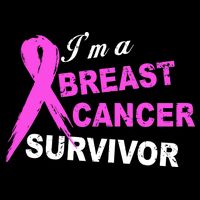I'm A Breast Cancer Survivor Drawstring Bag