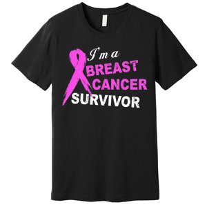 I'm A Breast Cancer Survivor Premium T-Shirt