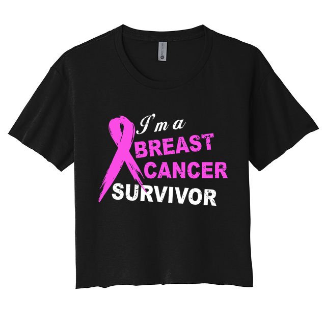 I'm A Breast Cancer Survivor Crop Top