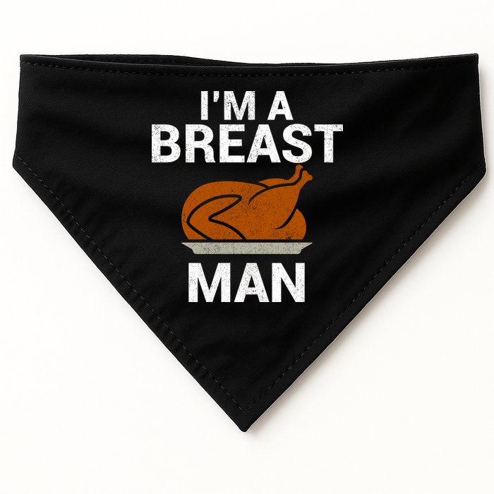 I'm A Breast Man Turkey USA-Made Doggie Bandana