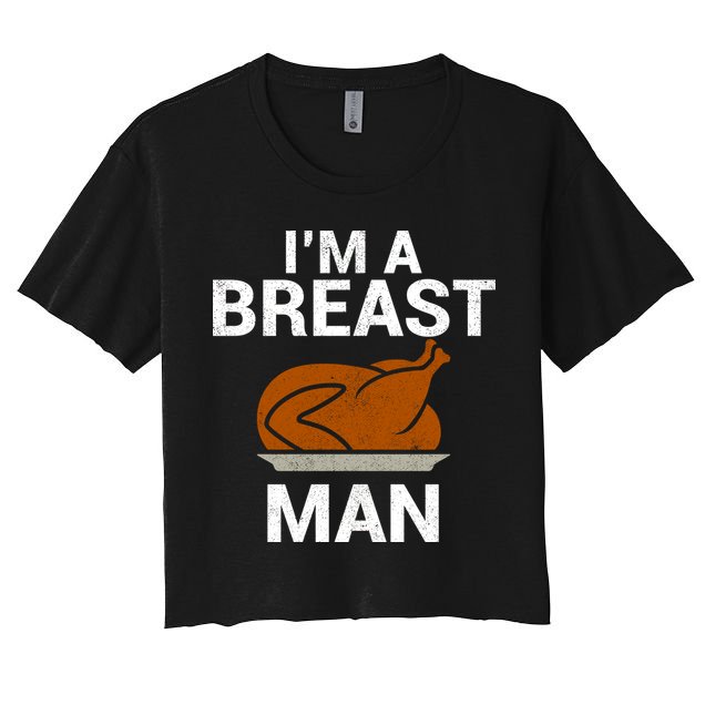 I'm A Breast Man Turkey Crop Top
