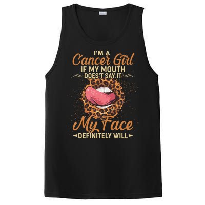 I'm a Cancer Girl If My Mouth Doesn't Say It My Face Definitely Will PosiCharge Competitor Tank