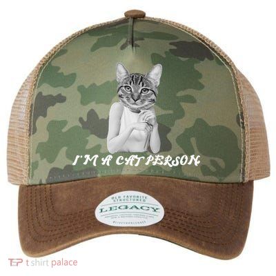I'm A Cat Person Legacy Tie Dye Trucker Hat