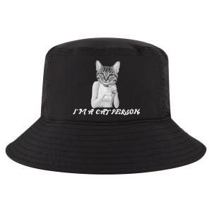 I'm A Cat Person Cool Comfort Performance Bucket Hat