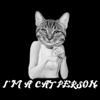 I'm A Cat Person USA-Made Doggie Bandana