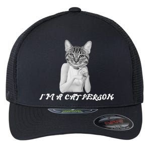 I'm A Cat Person Flexfit Unipanel Trucker Cap