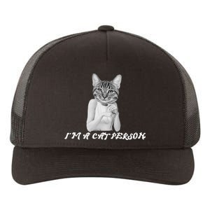 I'm A Cat Person Yupoong Adult 5-Panel Trucker Hat