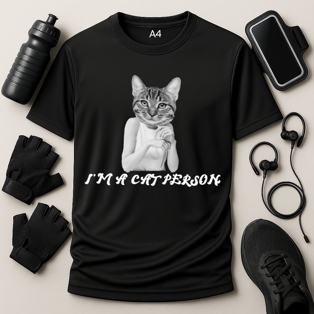 I'm A Cat Person Cooling Performance Crew T-Shirt