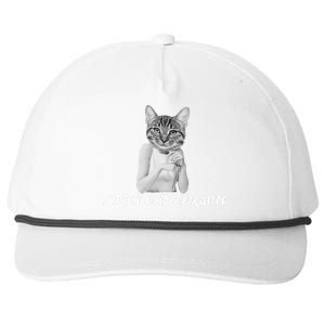 I'm A Cat Person Snapback Five-Panel Rope Hat