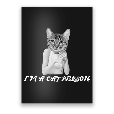 I'm A Cat Person Poster