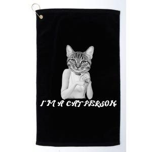 I'm A Cat Person Platinum Collection Golf Towel