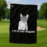 I'm A Cat Person Golf Towel