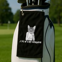 I'm A Cat Person Golf Towel