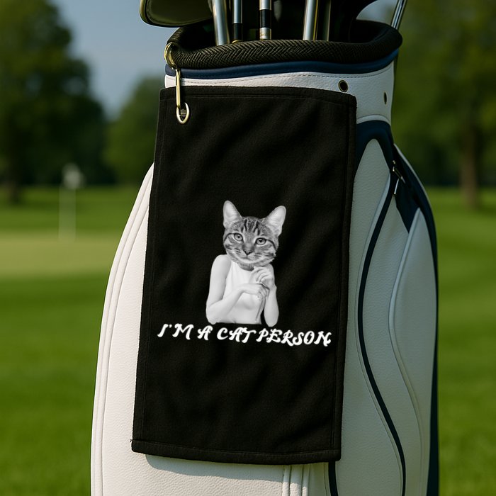I'm A Cat Person Golf Towel