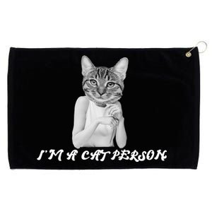 I'm A Cat Person Grommeted Golf Towel