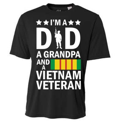 I'm A Dad A Grandpa and A Vietnam Veteran Cooling Performance Crew T-Shirt