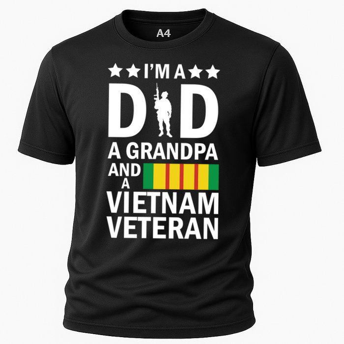 I'm A Dad A Grandpa and A Vietnam Veteran Cooling Performance Crew T-Shirt