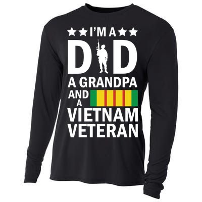 I'm A Dad A Grandpa and A Vietnam Veteran Cooling Performance Long Sleeve Crew