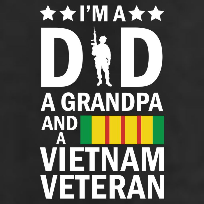 I'm A Dad A Grandpa and A Vietnam Veteran Golf Towel