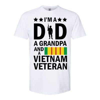 I'm A Dad A Grandpa and A Vietnam Veteran Softstyle® CVC T-Shirt