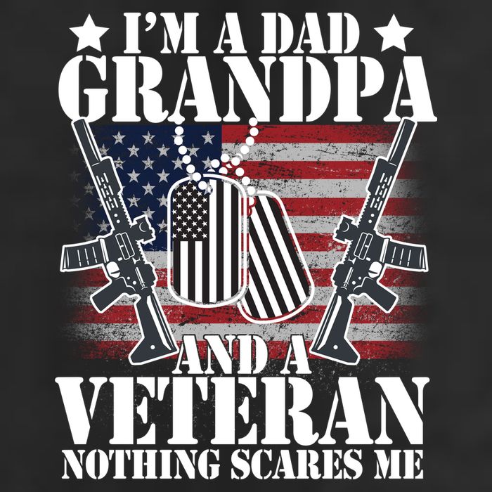 I'm A Dad Grandpa Veteran Nothing Scares me Adult Drive Performance Visor