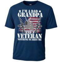 I'm A Dad Grandpa Veteran Nothing Scares me Cooling Performance Crew T-Shirt