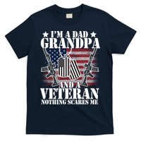 I'm A Dad Grandpa Veteran Nothing Scares me T-Shirt