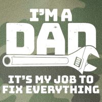 I'm A Dad It's My Job To Fix Everything Legacy Tie Dye Trucker Hat