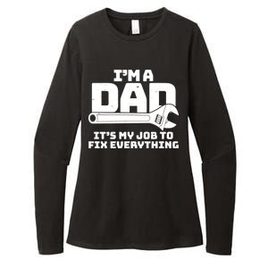 I'm A Dad It's My Job To Fix Everything Womens CVC Long Sleeve Shirt