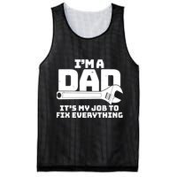 I'm A Dad It's My Job To Fix Everything Mesh Reversible Basketball Jersey Tank