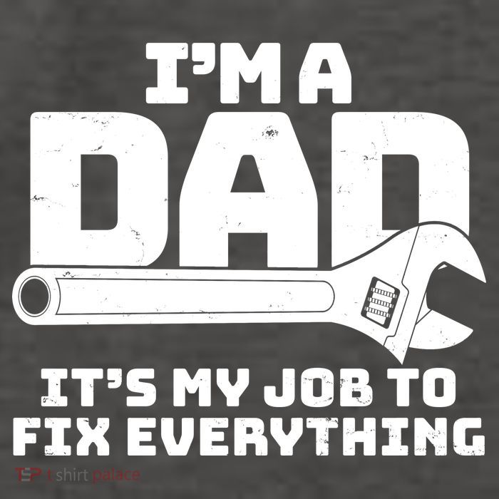 I'm A Dad It's My Job To Fix Everything Vector Backpack