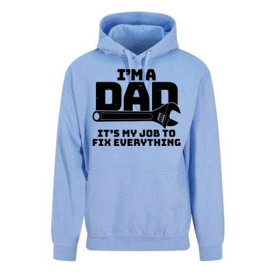 I'm A Dad It's My Job To Fix Everything Unisex Surf Hoodie