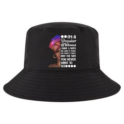 I'm A December Woman Cute Birthday Cool Comfort Performance Bucket Hat