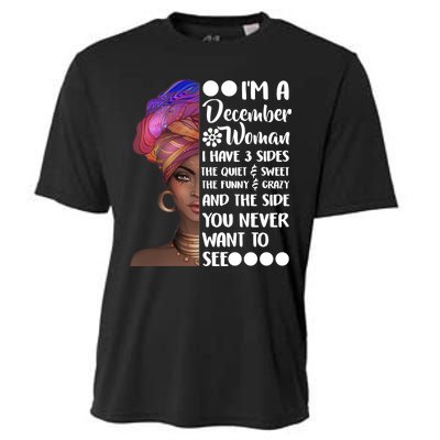 I'm A December Woman Cute Birthday Cooling Performance Crew T-Shirt