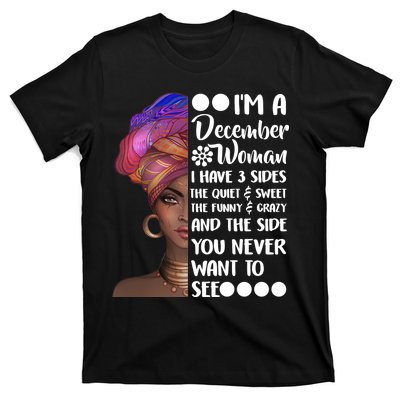 I'm A December Woman Cute Birthday T-Shirt