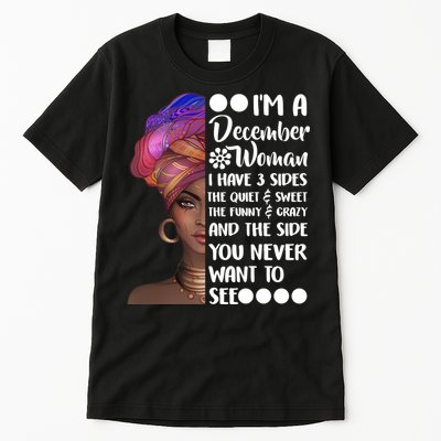 I'm A December Woman Cute Birthday Tall T-Shirt