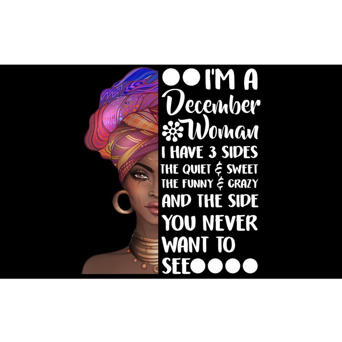 I'm A December Woman Cute Birthday Bumper Sticker