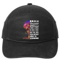 I'm A December Woman Cute Birthday 7-Panel Snapback Hat