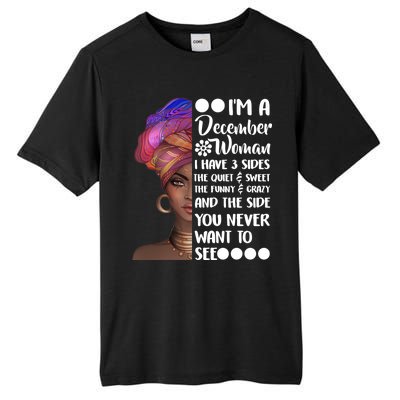 I'm A December Woman Cute Birthday Tall Fusion ChromaSoft Performance T-Shirt