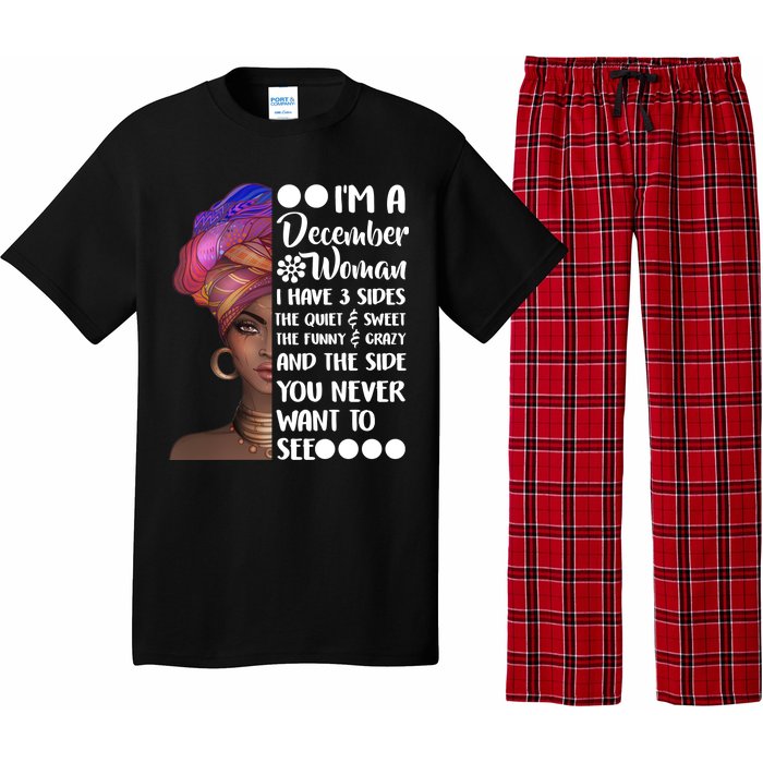 I'm A December Woman Cute Birthday Pajama Set