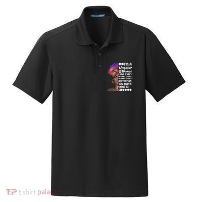 I'm A December Woman Cute Birthday Dry Zone Grid Polo