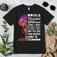 I'm A December Woman Cute Birthday Premium T-Shirt