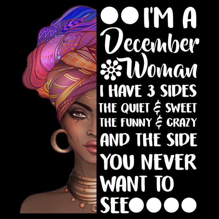 I'm A December Woman Cute Birthday Premium T-Shirt